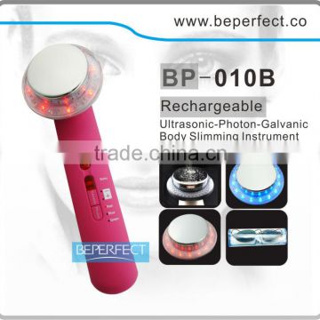 BP-010B ultrasonic galvanic beauty machine/ high quality body slimming machine power shape