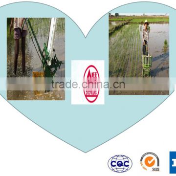 Light weight and small in size manual rice transplanter with new design