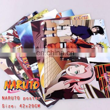 Naruto Posters 8 pcs a set Wholesale Fashion Anime Cos Hot and New Style