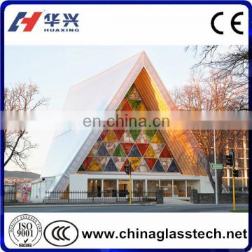 4-19mm Architectural Pattern Printing Stained Glass