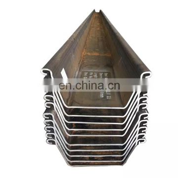 Factory supply prime quality steel sheet pile weight