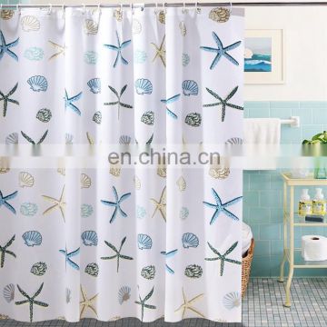 Hotel Modern Long Nice Printed Shower Curtain Custom