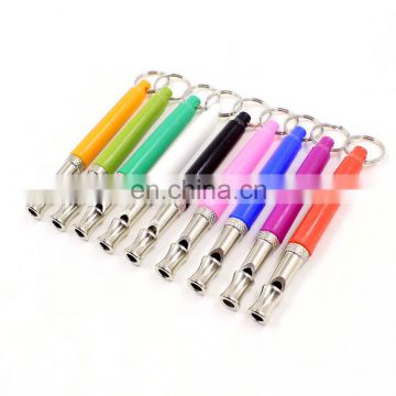 Colorful ultrasonic dog whistle to stop barking pet training whistle