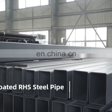 Factory price zinc coat rectangular steel tube ms square pipe balcony railing 30mm gi pipe