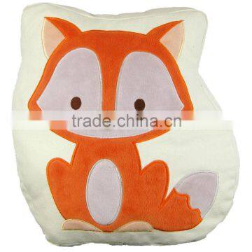 Soft cartoon design fox pillow cushion