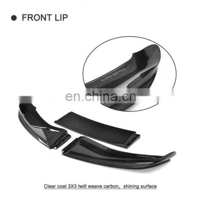 X5 F15 3pcs/set Carbon Fiber Front Bumper Lip for BMW F15 X5 M-Sport X5M 14-18
