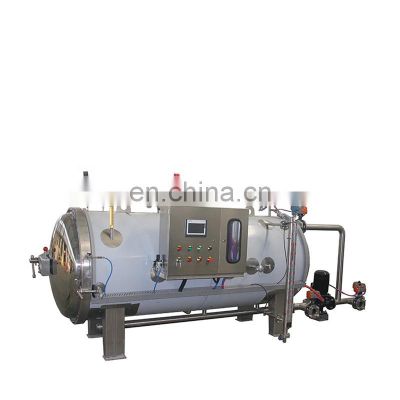 semi-auto industrial horizontal steam autoclave retort machine food sterilization machine