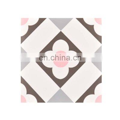 Special artistic floor tile antique living room balcony anti-slip pink floret brick