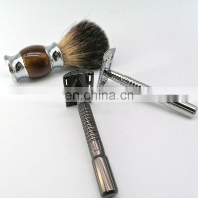 Hot Selling Traditional Classic Men's Zinc Alloy Double Edge Blades Safety Razor