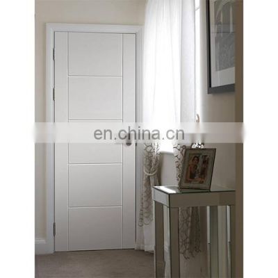 Veneer cheap modern hotels bedroom bathroom interior wooden doors designs plain white solid wood single flush door