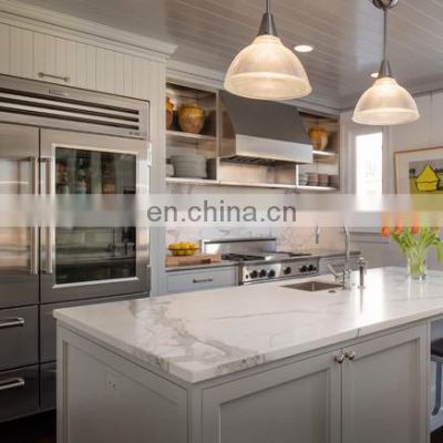 Modern white ash kitchen cabinet handle edge protectors