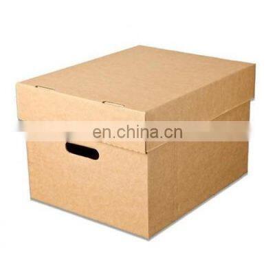 brown corrugated box for shoes