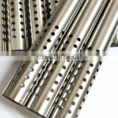 slot holes round hollow tube Stainless steel tube laser cutting service