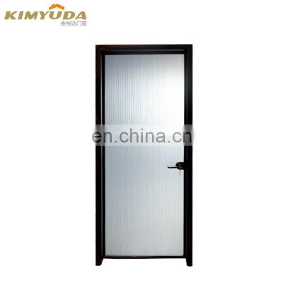 High Quality Aluminium Bathroom Glass Casement Door Aluminium Interior Sliding Doors  For Villa