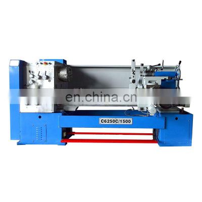 1000mm C6250C 52mm spindle metal manual lathe machine price for sale