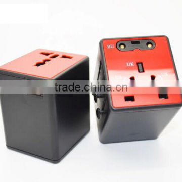 Newest Design Our own patent UK US AU EU Plug World International Universal Travel AC Adapter Power Outlet Travel Adapter 2 USB