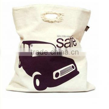 cotton shopping bag with special handle style