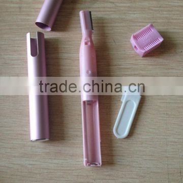 Battery operated best pink lady hair remmover eyebrow trimmer as seen on tv