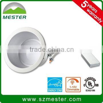 UL cUL approved 35w 2400LM Dimmable Led Commercial Downlight 6 in 8 in 10 in