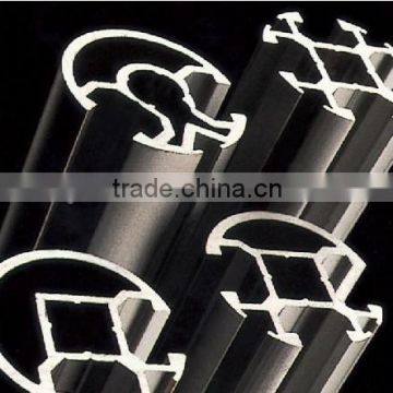 China OEM Aluminium extrusion profile Aluminum extrusion profile of display rack with different surface treatment