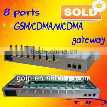 Good Price 8 Channel GSM/CDMA VOIP Gateway Gateway pstn 8 ports