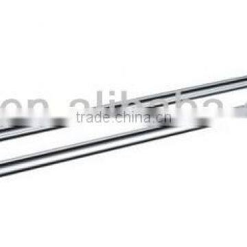 Wall mounted zinc alloy chrome simple style cheap double towel bars