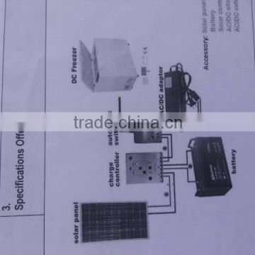 60L solar freezer,mini solar freezer dc freezer battery freezer cell freezer dc/ac inverter freezer