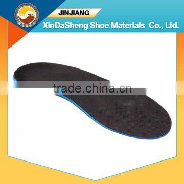 anti-slip molded stripes fabric eva foam orthopedic insoles