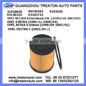 OIL FILTER 21018826 90536362 9192426 93156310 93183723 FOR OPEL VECTRA B HATCHBACK 95-03 SINTRA 96-99 ASTRA G SALOON 98-05 VECTR
