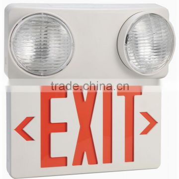 UL twin spot emergency combo exit sign