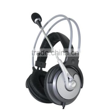 Colorful foldable design wired headset with mic for computer