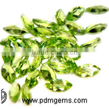 Peridot Marquise Cut Faceted Lot For Necklaces From Manufacturer