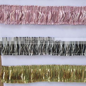 5cm width Fashion Loop Fringe with trimming for sofa decor