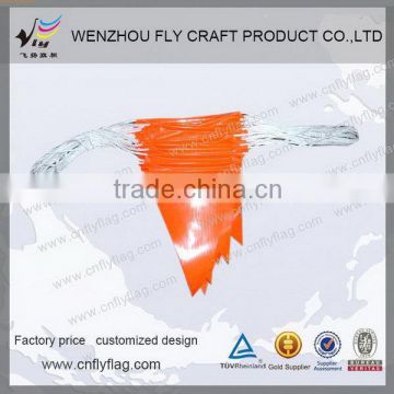 Alibaba china best sell triangle safety bunting flag