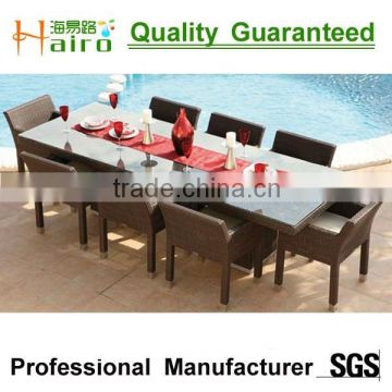 2014 New Product Outdoor Living Patio Furniuture rattan dining table set