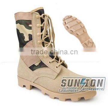 Military camouflage Tactical Boots popular in EU &US meet SGS standard suitable for any time to wear