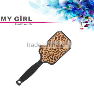 MY GIRL charpie new leopard professional plastic detangle hhair brush factory