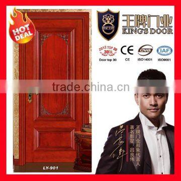 High quality solid wooden venner painting door for project