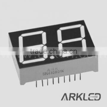 0.8 inch 7 segment led display for digital display meter in yellow green color