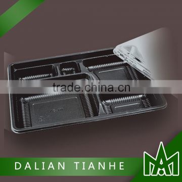 High quality plastic food container black
