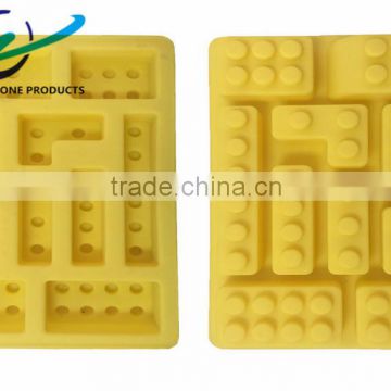 Eco-friendly And Food Grade Silicone Lego Ice Cube Tray
