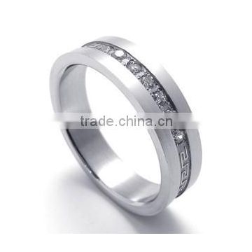 2SHE Top Quality 304/316l stainless steel ladies ring