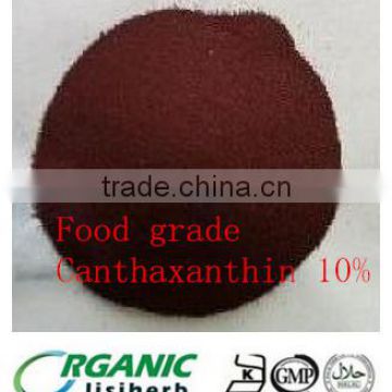 100% pure food grade Canthaxanthin 10% Powder CAS.:514-78-3