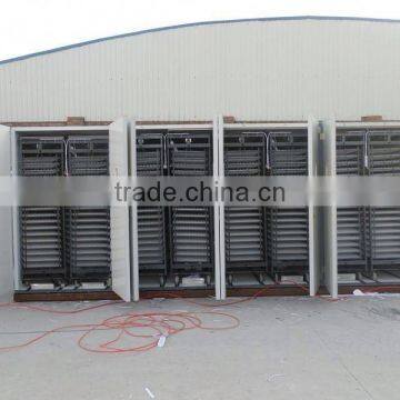 Best price fully automatic egg trolley incubator