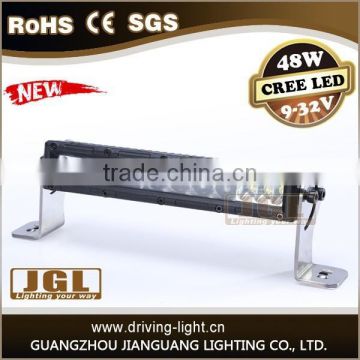 Professional high performance 48w led offroad light bar 4x4 for jeep atv suv car headlight with CE ROHS IP67 guangzhou led