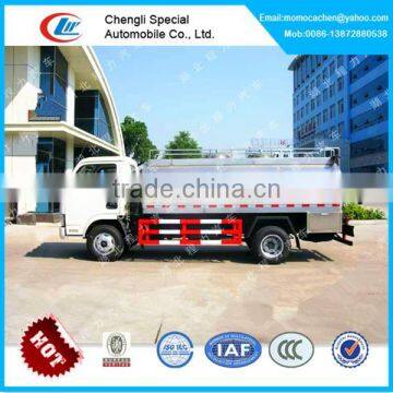 Mini stainless steel tank truck insulated tank delivery truck for sale