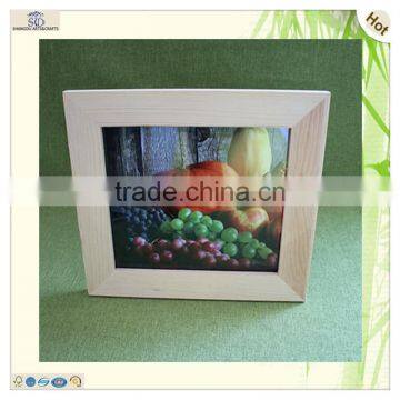 classic design interior decorating pine wooden photo frame