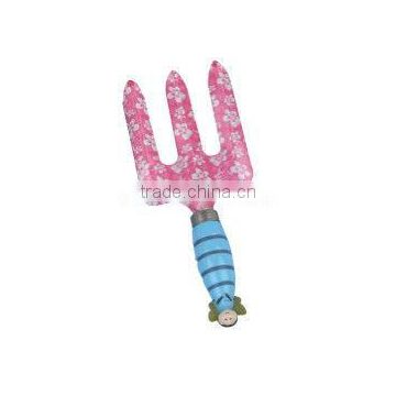 A 180MM Mini pink and blue Digging Fork