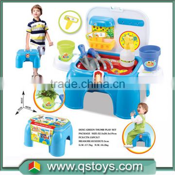 hot sell plastic garden tools toys with EN71