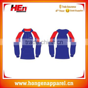 Hongen apparel Custom sublimation print sweatshirts running hoodies